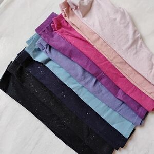 Lot Of 10 Sparkly Stretch Leggings | Size 2T